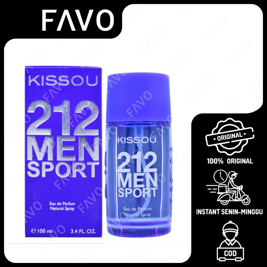 Kissou 212 Men Sport Eau de Parfum - 100 mL