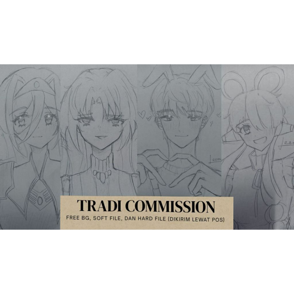 jasa gambar (commission art)