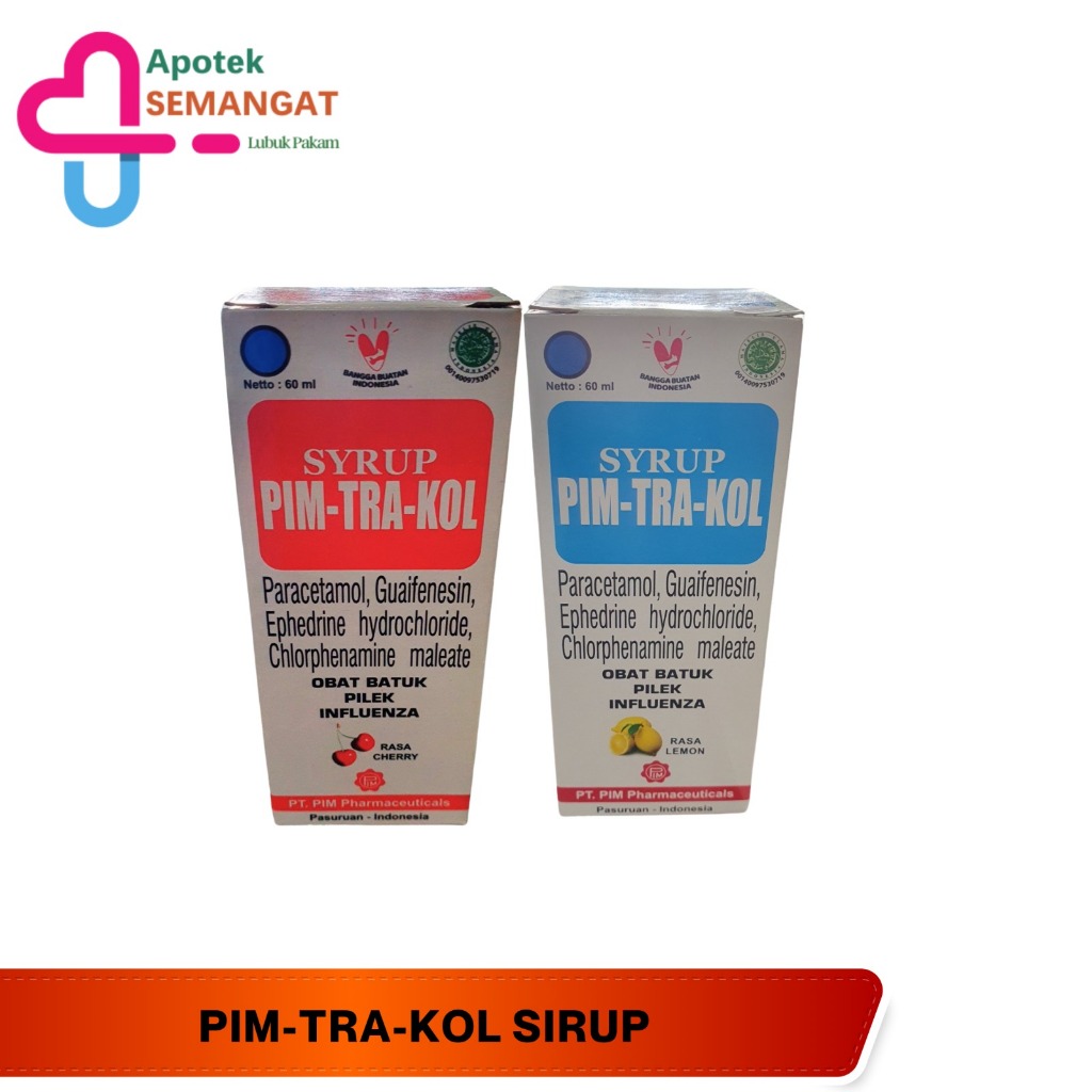 Pimtrakol Kids Lemon Cherry Sirup 60ml Obat Batuk Flu