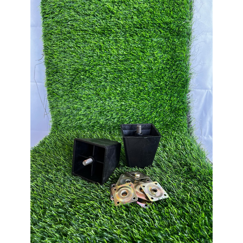 Kaki kursi Sofa plastik kotak /kaki piramid / kaki kotak viking sofa / Kaki Kursi Sofa Plastik 8cm /