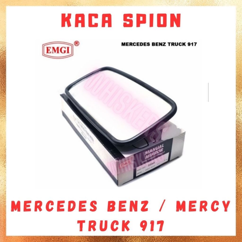 [PCS] Kaca Spion Mirror MERCEDES BENZ 917 Mercy Merci Truck Truk / Bis Bus 917 Hitam