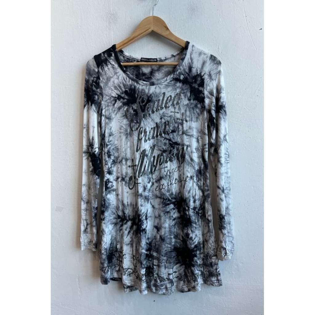 ghost of harlem punk tie dye tee