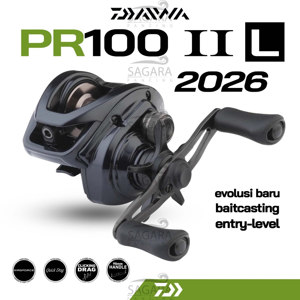 Reel Daiwa PR II 100 | Reel BC Daiwa | Reel Pancing Bait Casting