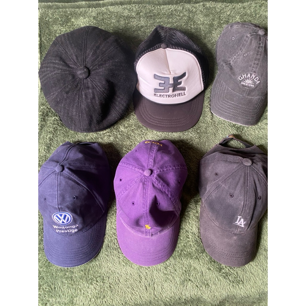 Topi Second Branded Trucker LA dan Polo Baseball Cap