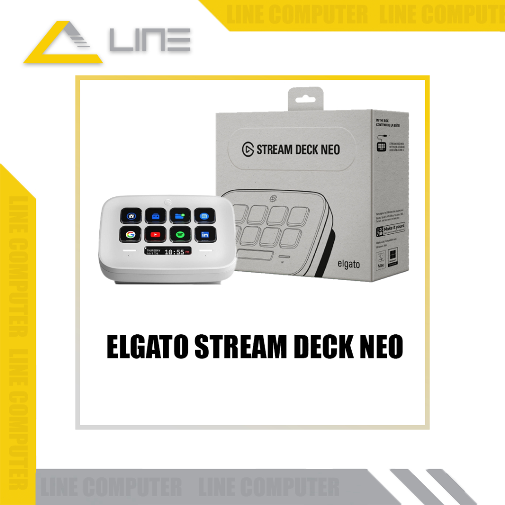Elgato Stream Deck Neo - Game Capture Card & Stream Deck