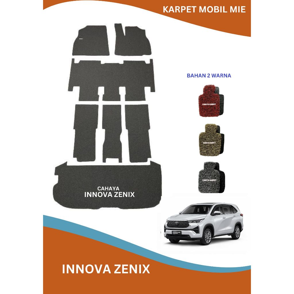 KARPET MOBIL MIE BIHUN PREMIUM INNOVA ZENIX / KARPET MIE BIHUN INNOVA ZENIX