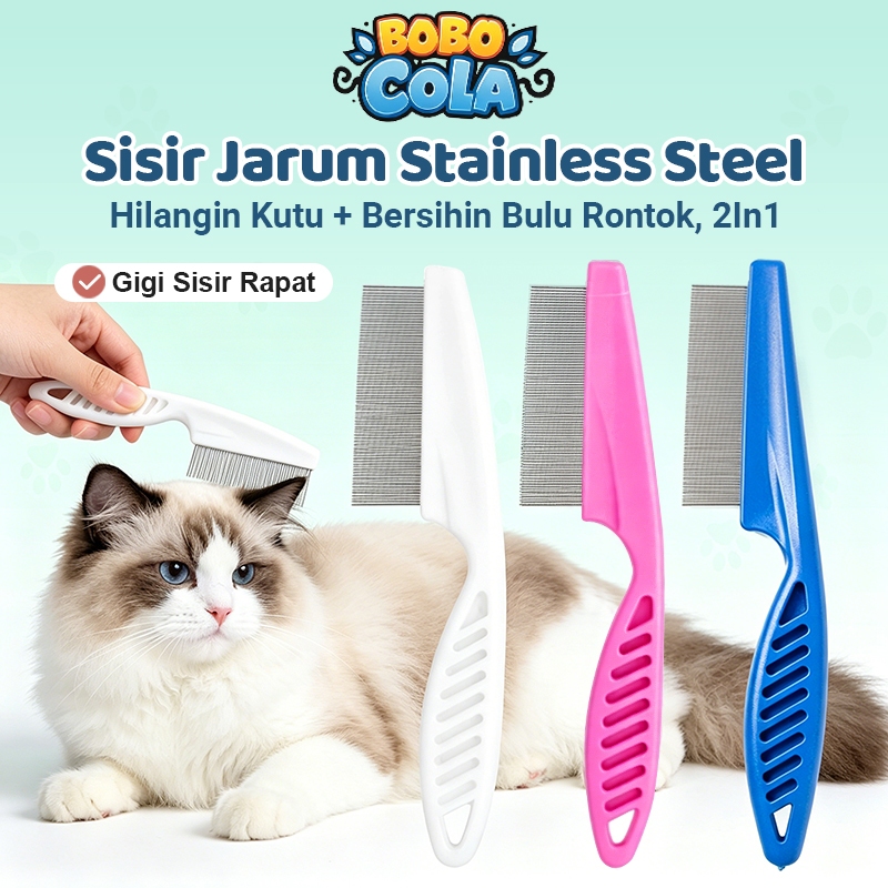 Sisir Kutu Kucing Anjing Sisir Kucing Sisir Grooming Kucing