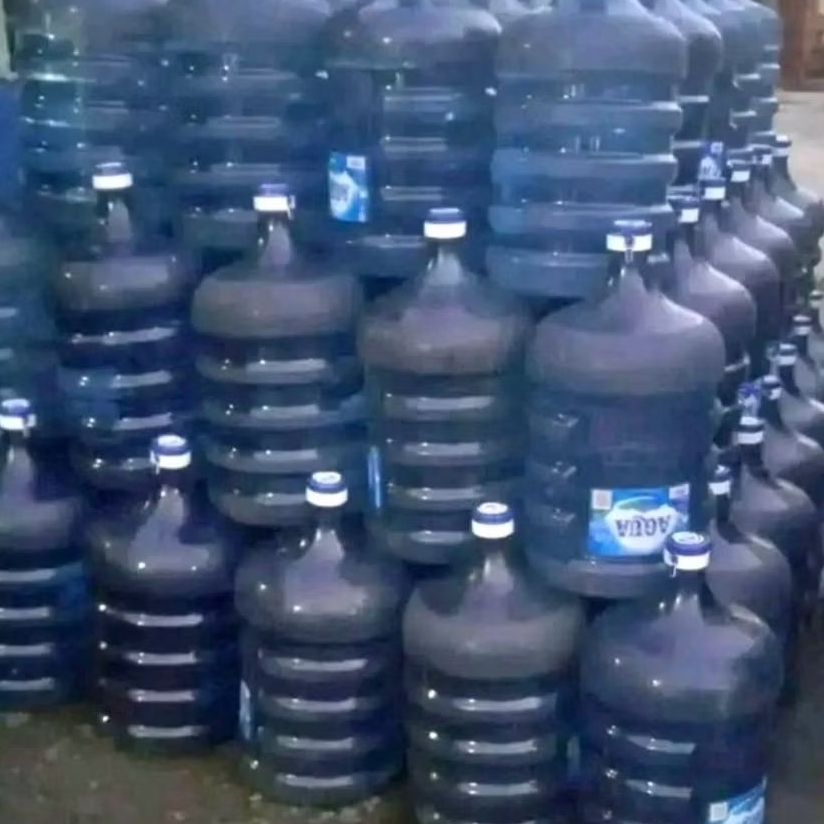 Galon Aqua Asli Kosong isi 19leter/Galon Aqua Kosong