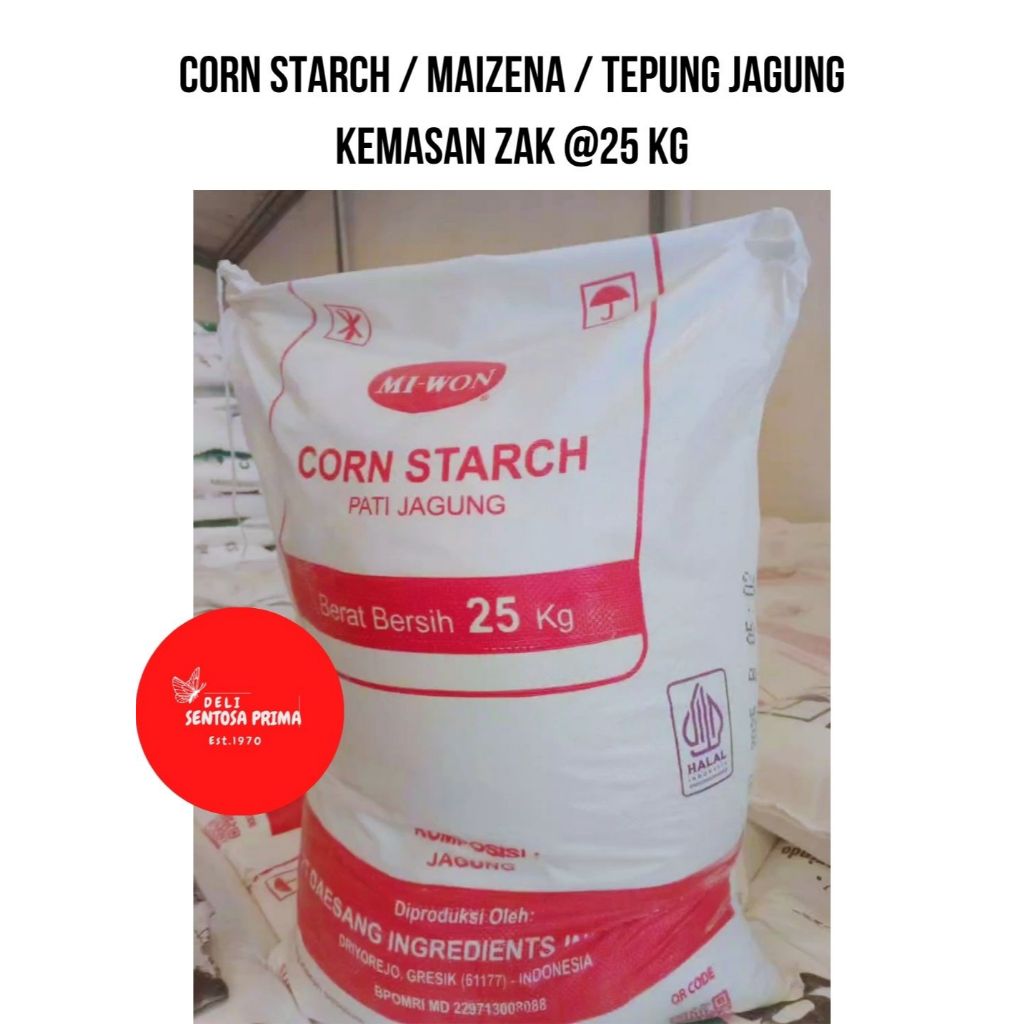 Corn Starch Tepung Jagung / Maizena Miwon 25 Kg