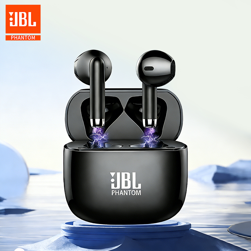 JBL PHANTOM Earbud Nirkabel  Asli Bluetooth TWS Earphone Earhook Nirkabel Dengan Mikrofon HD Ganda H