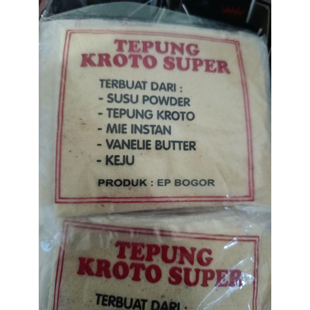 TEPUNG KROTO SUPER