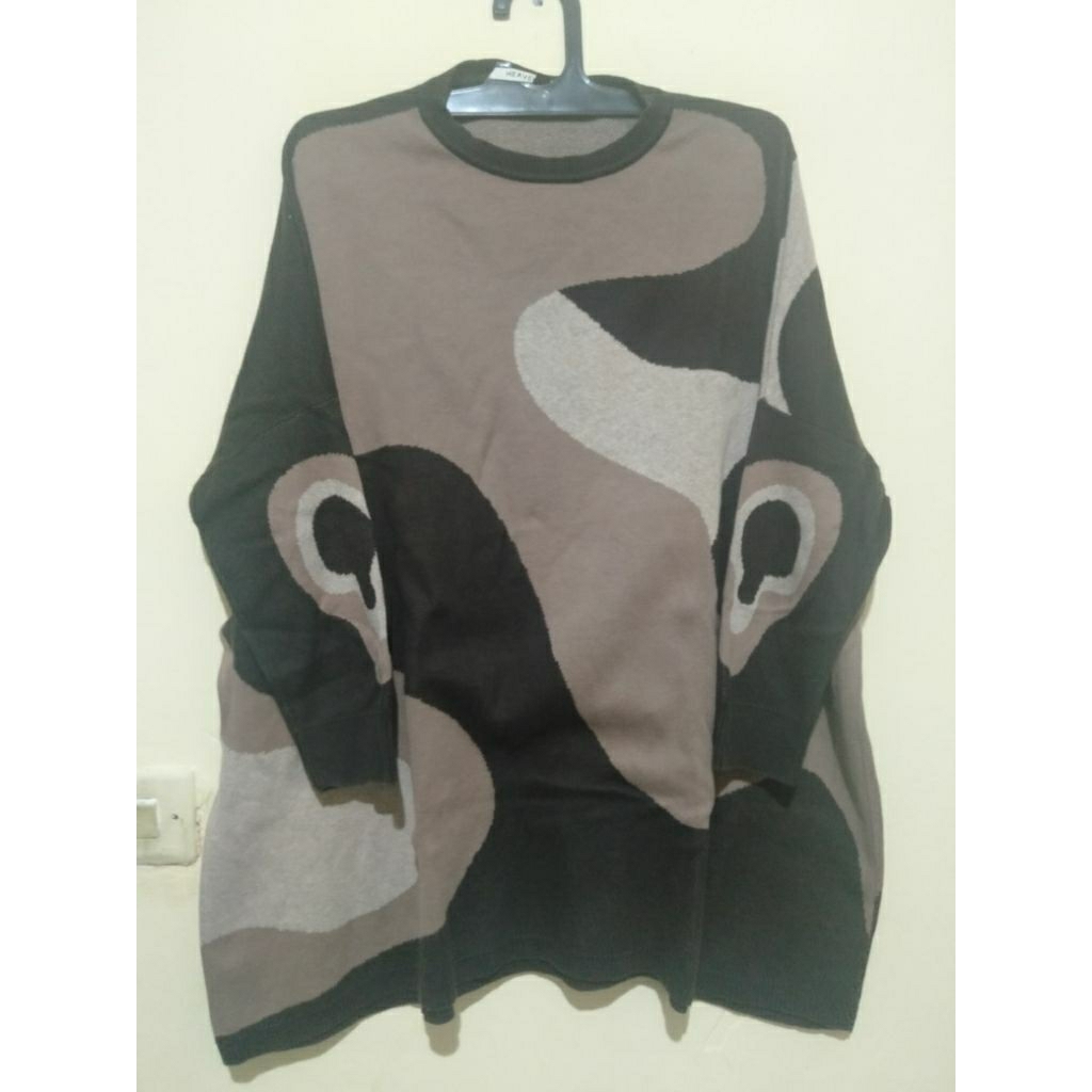 sweater heavent lights ld oversize sampai 150 size L/XL