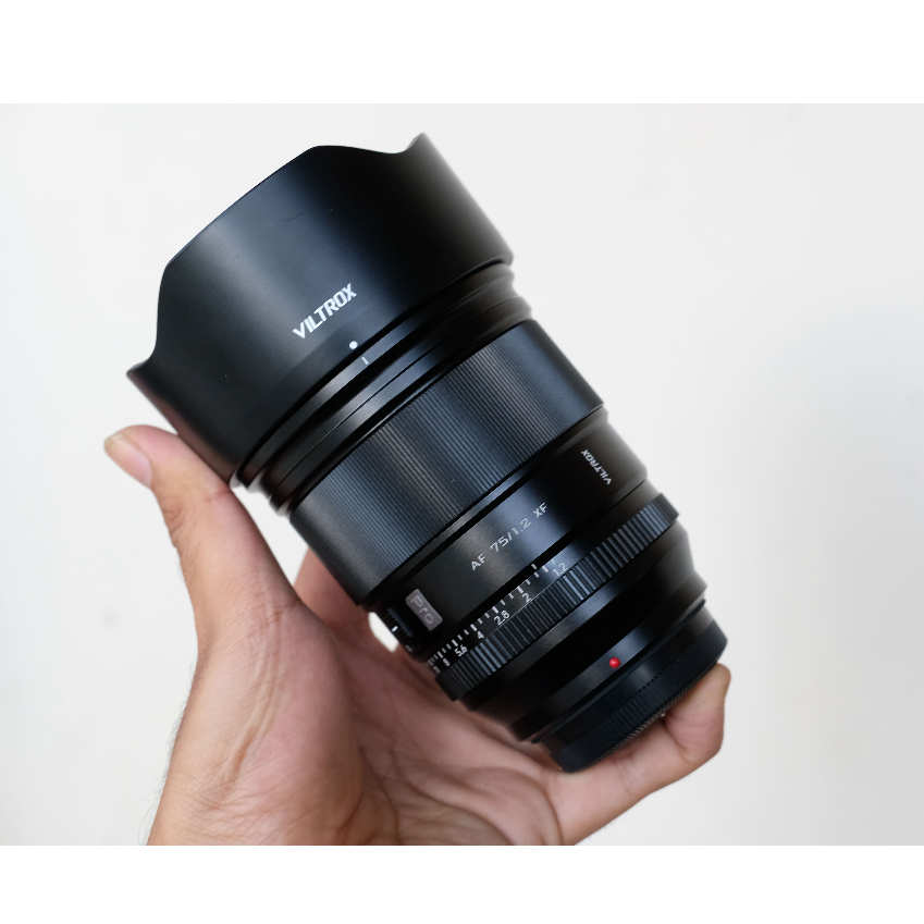 VILTROX PRO 75MM F1.2 XF FOR FUJIFILM BEKAS VILTROX 75MM F1.2 PRO FOR FUJIFILM BEKAS NORMAL MULUS