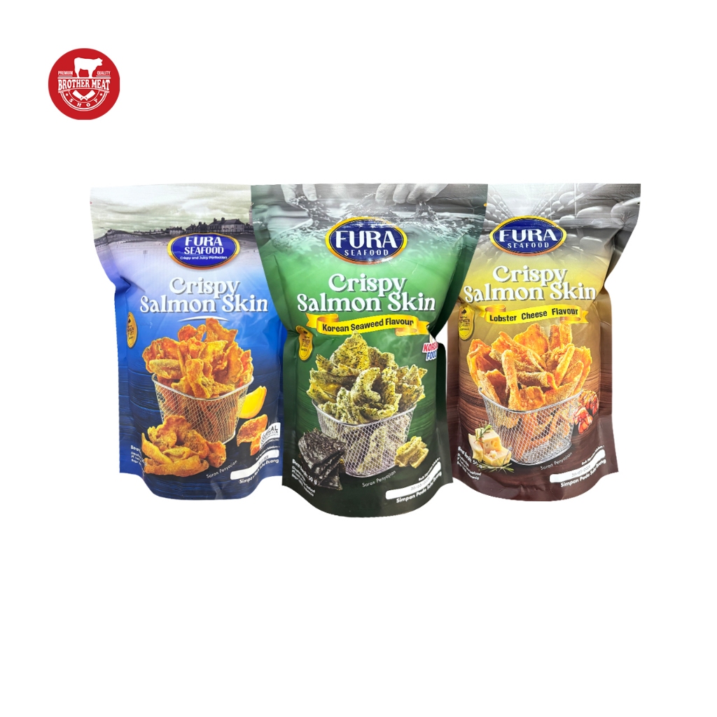 Fura Crispy Salmon Skin 50gr / Kulit Salmon Krispi - Brothermeatshop