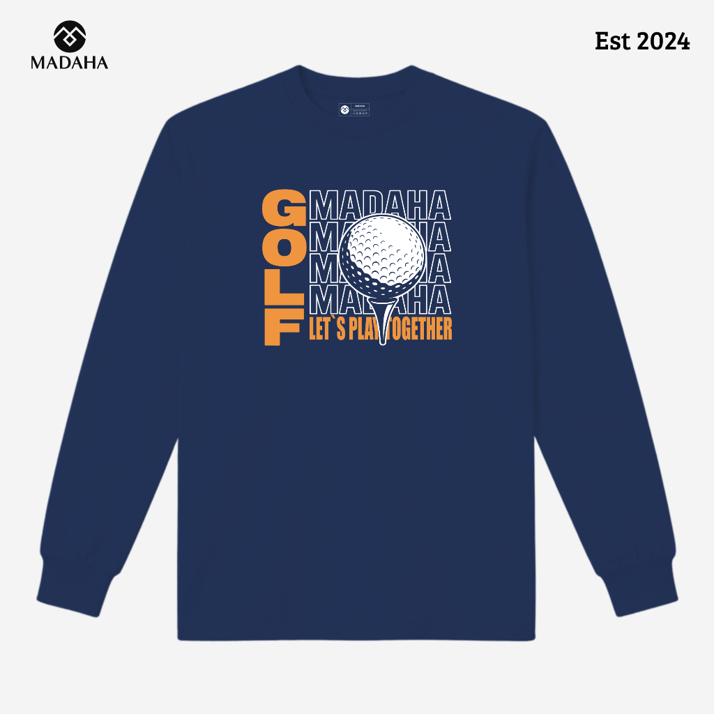 Madaha Kaos Baju Lengan Panjang Golf Collective