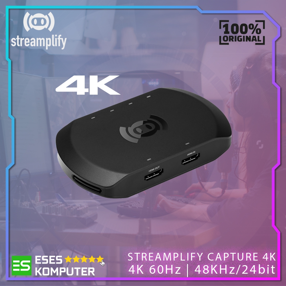 Game Capture STREAMPLIFY CAPTURE 4K | USB Game Capture Card