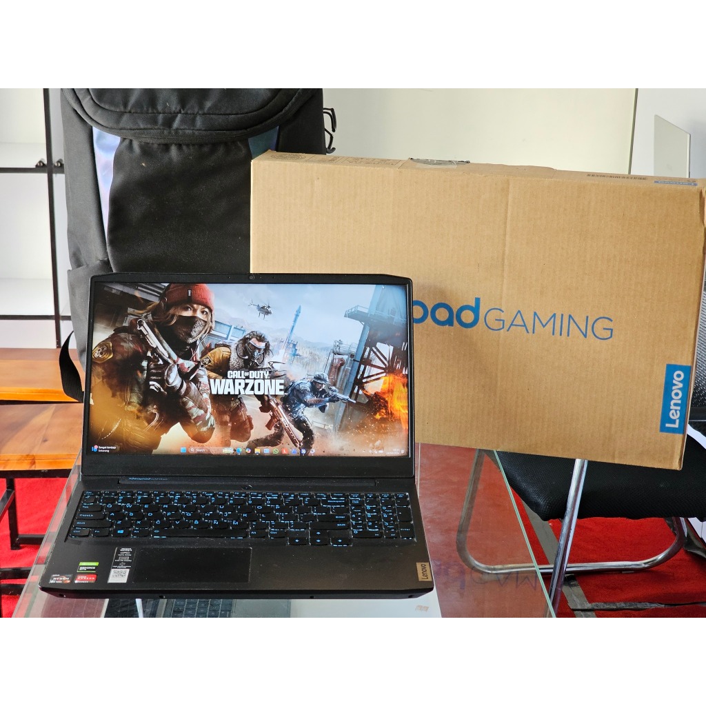 Lenovo ideapad Gaming 3 AMD Ryzen 7 4000 Series Ram 16 GB Nvidia GTX 1650 Ti 120 Hz Gaming dan Rende