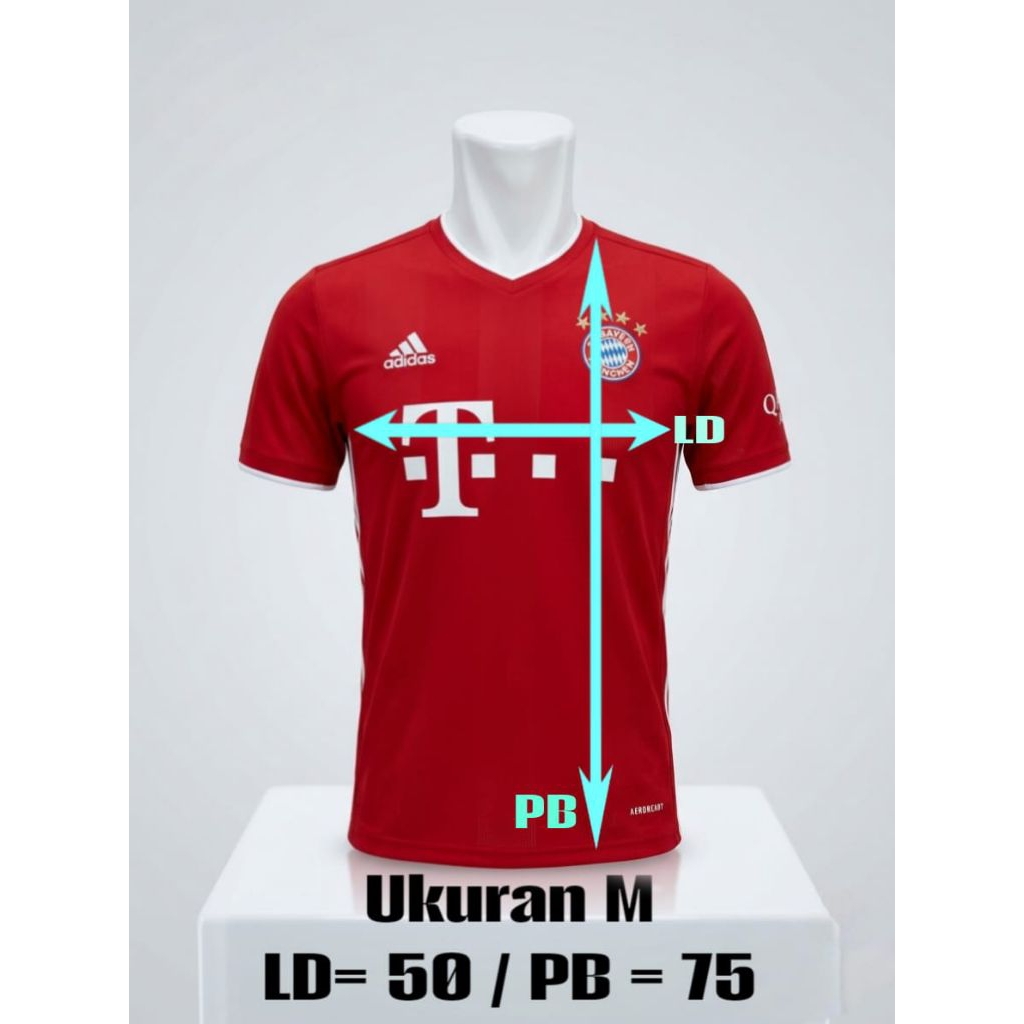 Jersey Baju Bola Fans FC Bayern Munchen Original