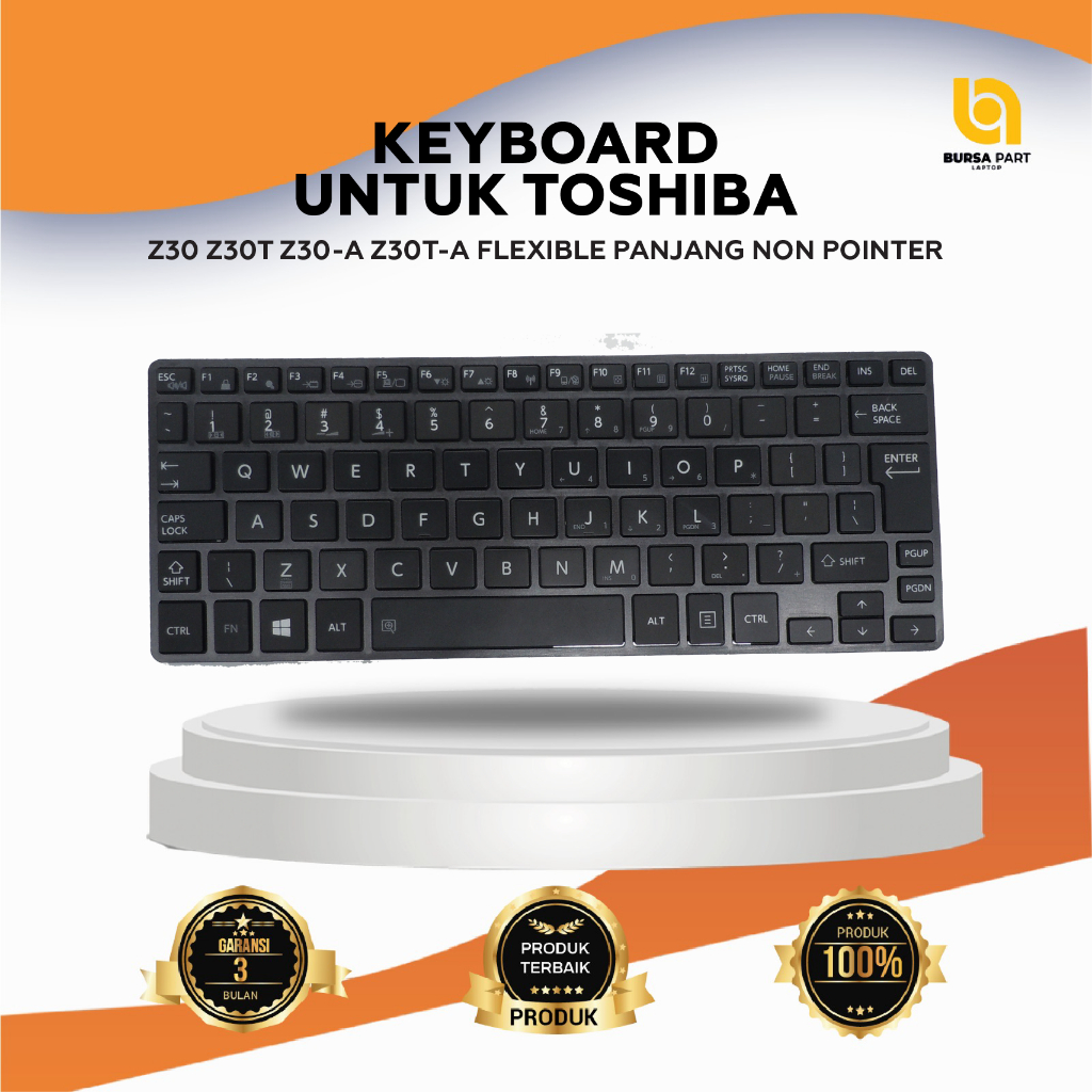 Keyboard Toshiba z30 z30t z30-a flexible panjang non pointer