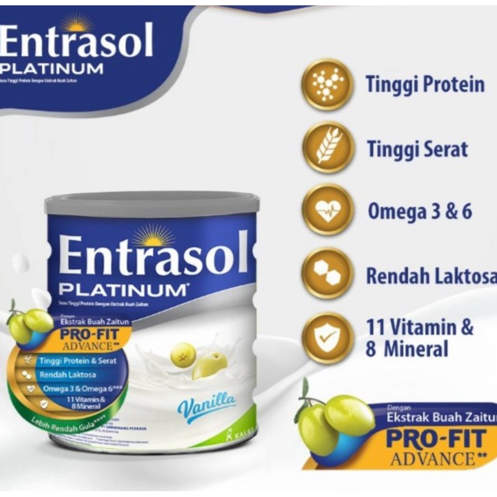ENTRASOL PLATINUM VANILA 150/800GR