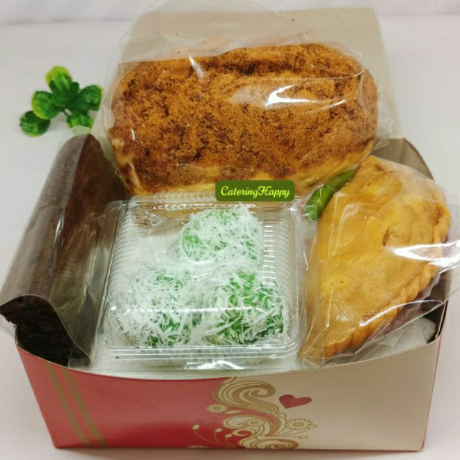 Snack box/ Kue kotak/ Snack kotak/ Kue tradisional/ Kue jajanan pasar/ Snack box Varian A - K