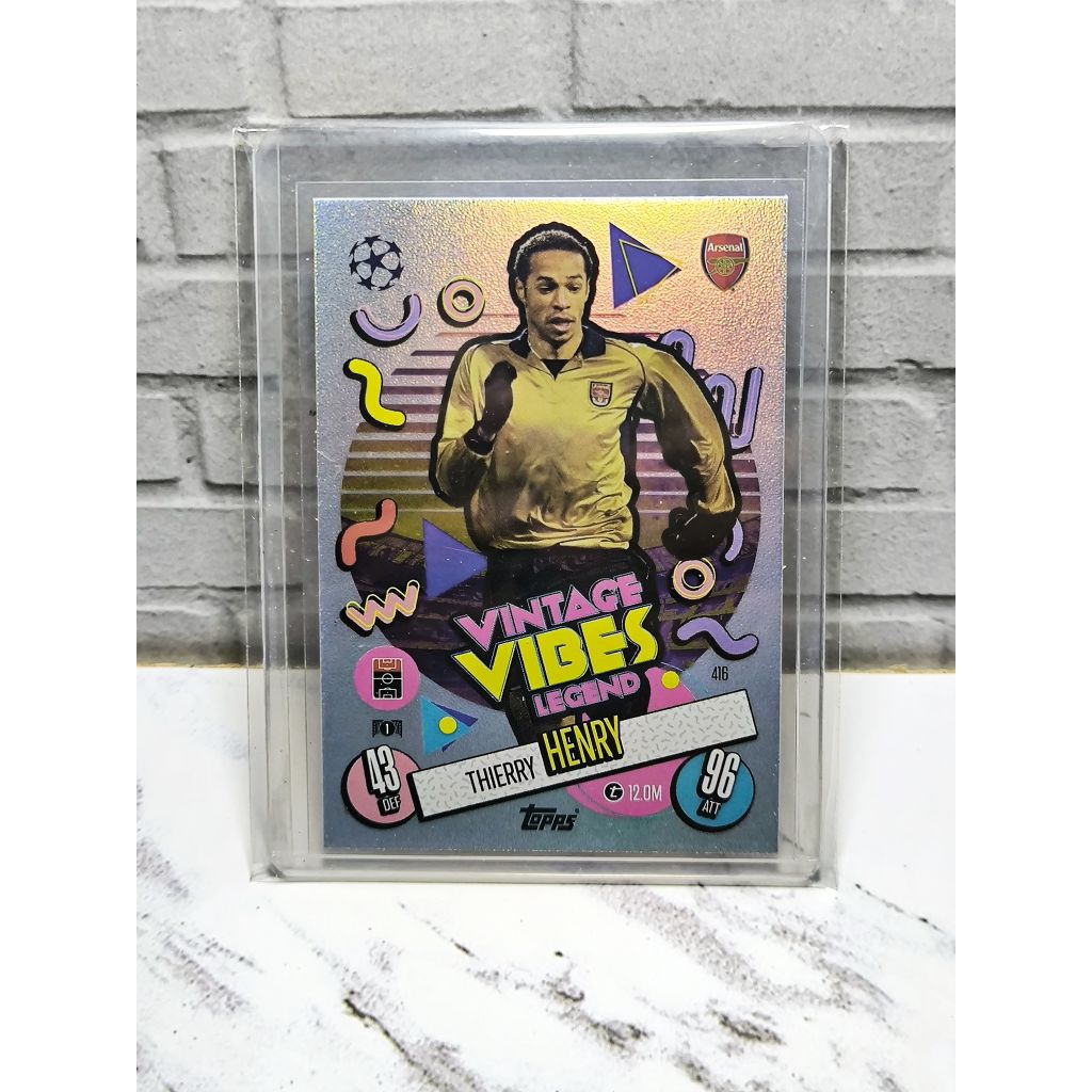 kartu topps Thierry Henry Vintage