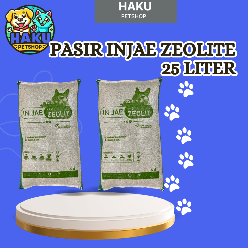 Pasir Zeolit IN JAE 25 Liter - Pasir Kucing Zeolit