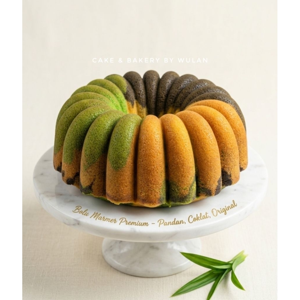 Marmer Butter Cake Original pandan Coklat | Lembut Moist Premium Homemade | Kue Jadul Butter Cake