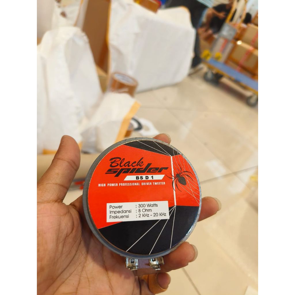 DRIVER CAR TWEETER BLACK SPIDER BS D1 ORIGINAL TWEETER BLACKSPIDER BS D 1