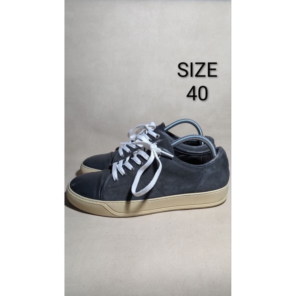 SEPATU LANVIN PRELOVED TOE CAP SNEAKERS SIZE 40