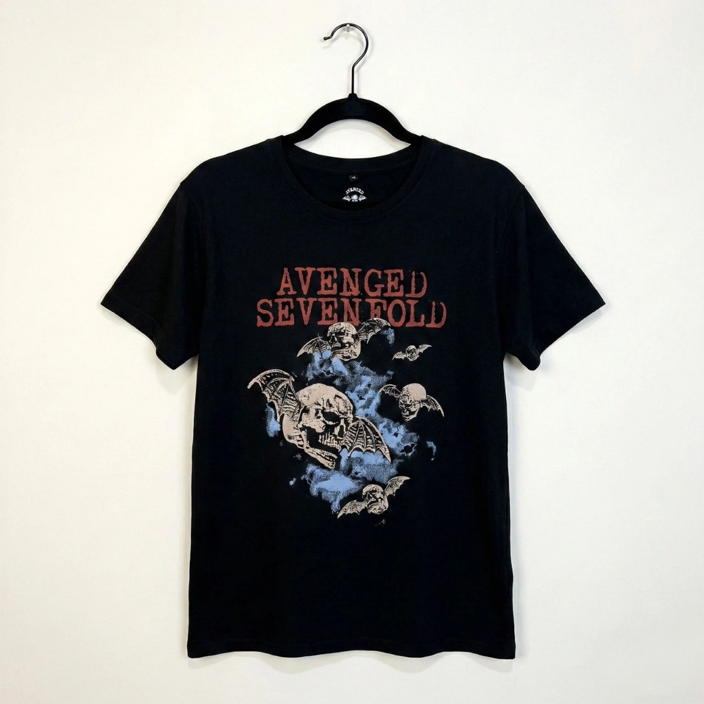 Kaos band Official Avenged Sevenfold - Night Bats Original T-shirt