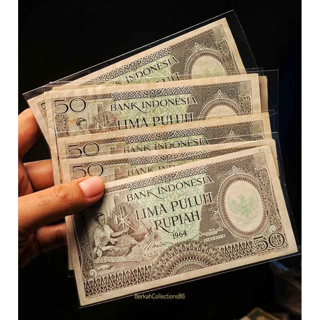 uang 50 rupiah seri pekerja tahun 1964