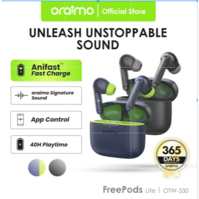 Oraimo TWS Earphone Bluetooth v5.3 Freepods Lite Waterproof OTW-330