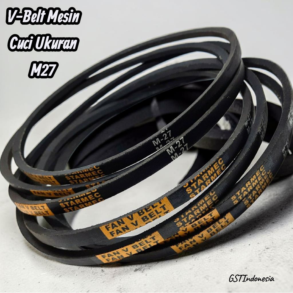 ​V-Belt Mesin Cuci M27 / Fan Belt Mesin Cuci M-27 / Tali Kipas Mesin Cuci M27
