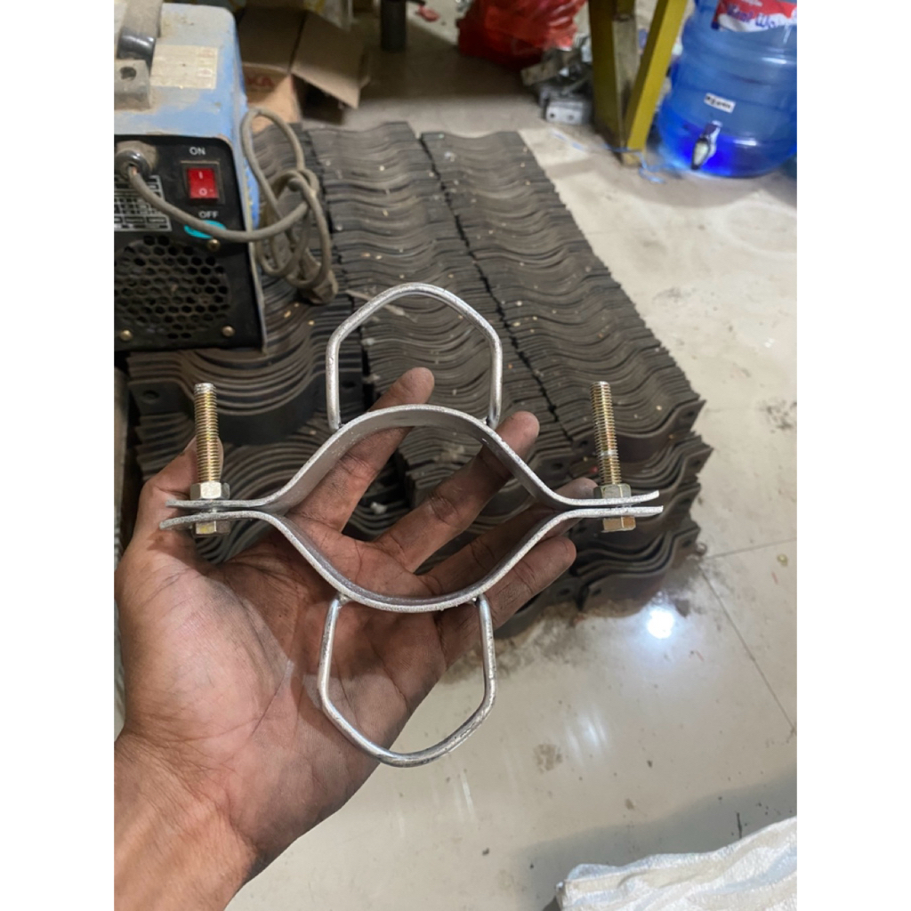 Clamp kuping 2,5 clam tarik clamp kuping clamp tarik clam hrwl clam tiang fiber optic polestrep