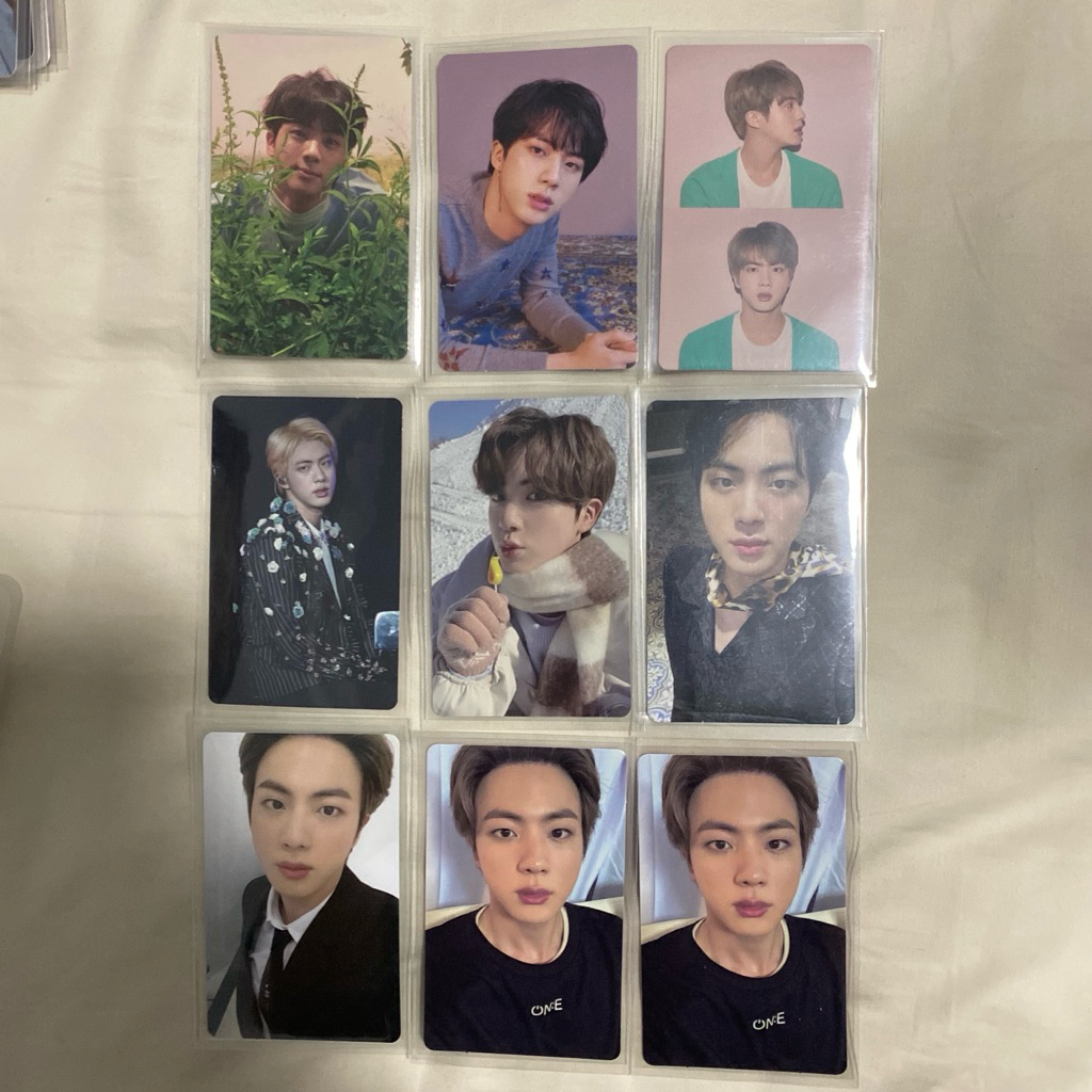 WTS PC BTS seokjin jin photocard album dvd bluray love yourself her tear o mots one map of the soul 