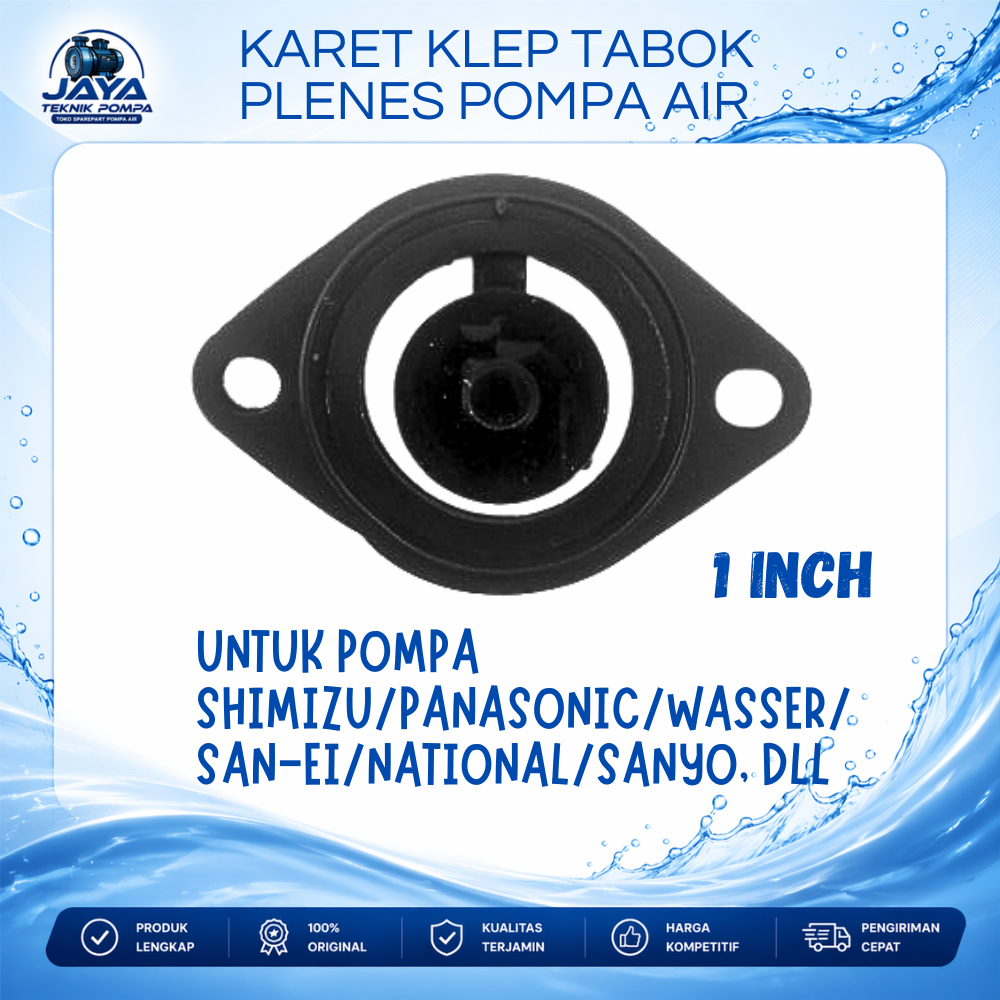 Karet Plenes / Klep Tabok 1 Inch Pompa Air Universal