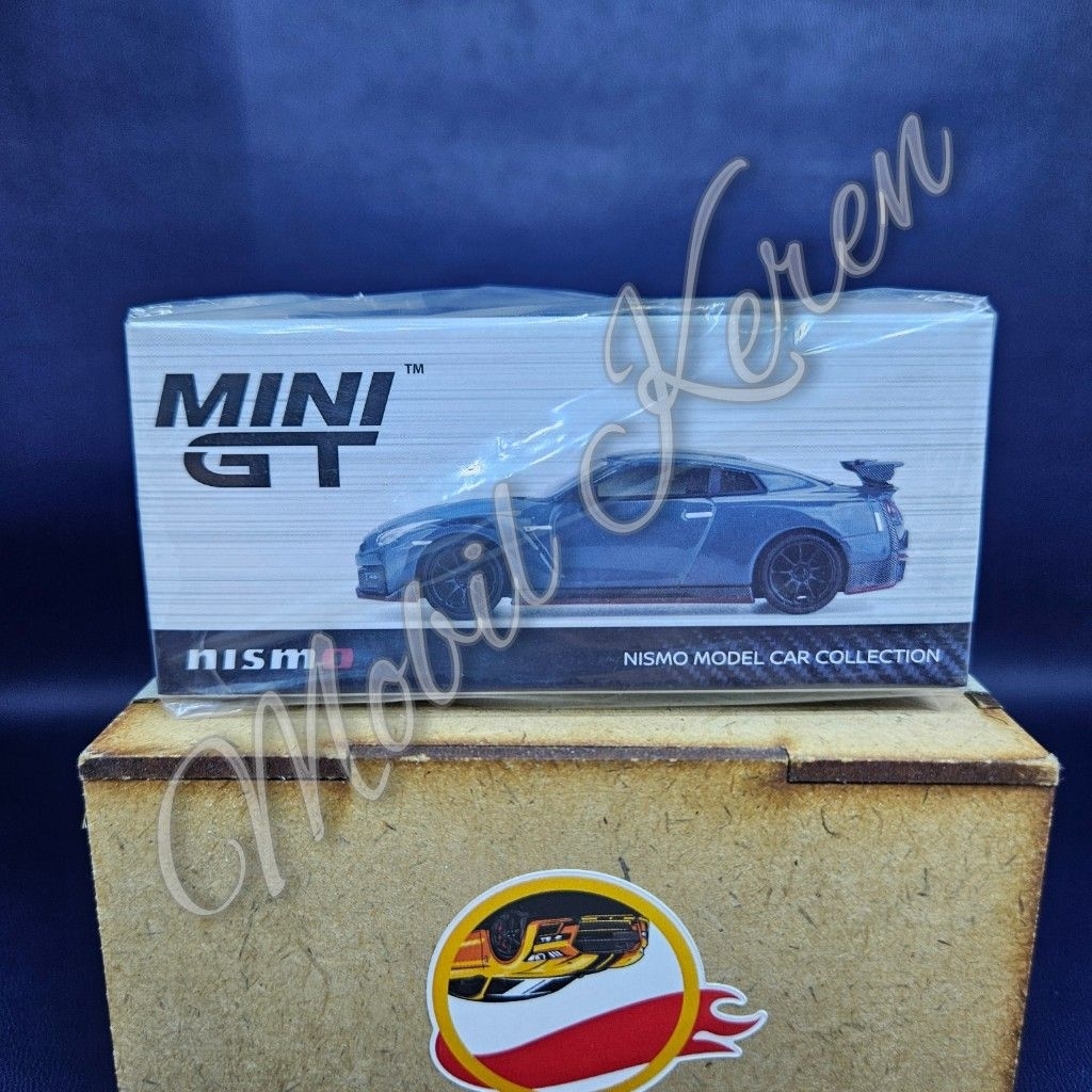 Diecast Mini GT NISMO NISSAN Model Collection KWAMO-Z3001 Nissan R35 GT-R Nismo 2024 Stealth Grey