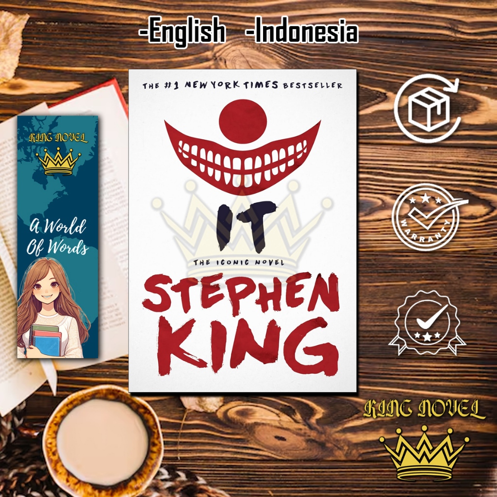 It: A Novel by Stephen King - English/Indonesia