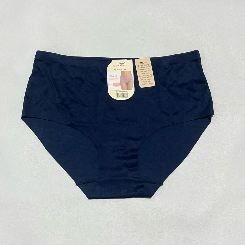 Young Hearts Panty Poly Cotton Hipster Seamless YP0759 size L