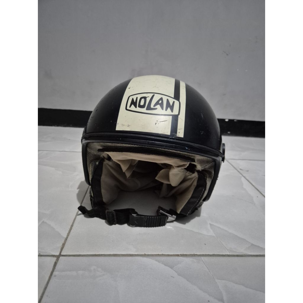 Helm Half Face Nolan N20 bekas bagus busa ori