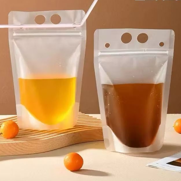 plastik pouch minuman 50pcs  / standing pouch / plastik juice premium / plastik jus