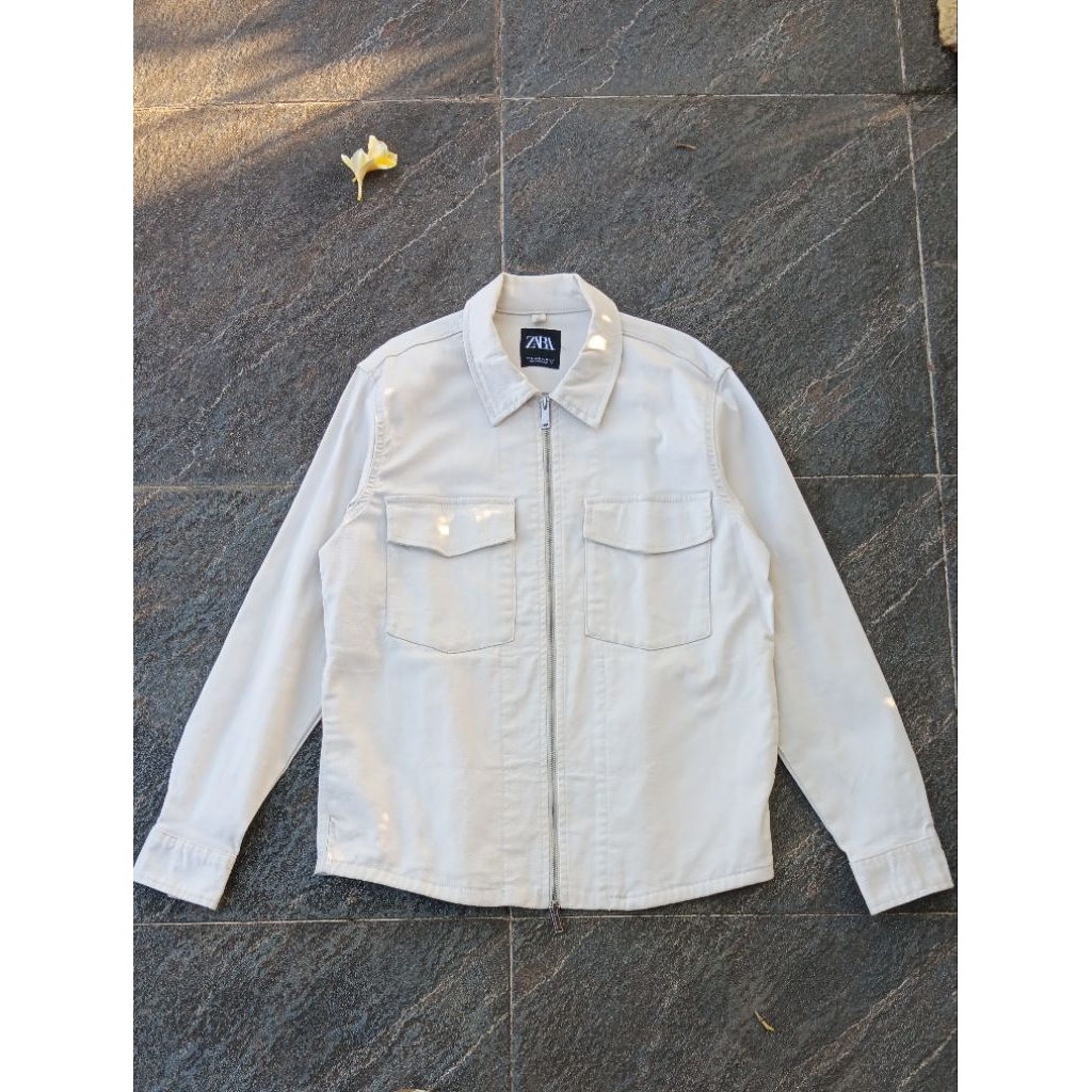 Zara 1538/318 Overshirt Men's Double Zipper