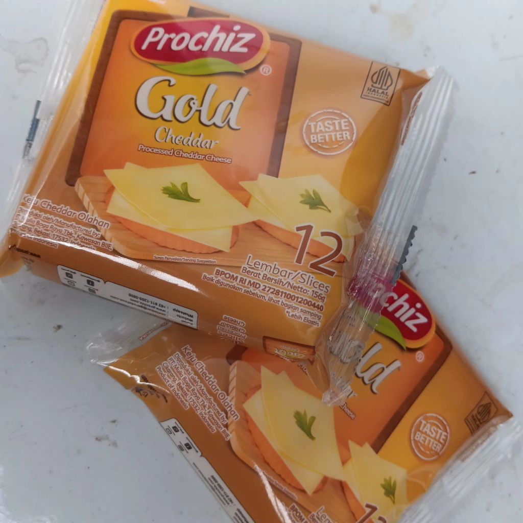 Keju Prochiz Gold Slice - Keju Cheddar Slice