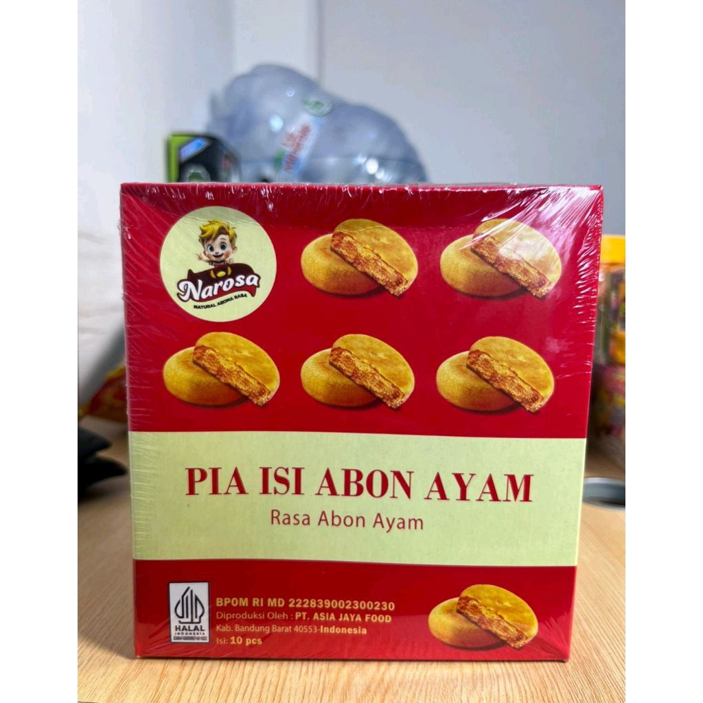 Snack Pia Isi Abon Ayam Narosa 10 pcs