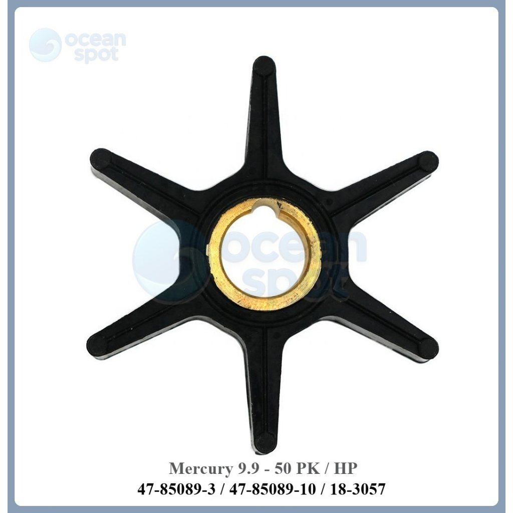 Impeller / Wayer 47-85089-3 47-85089-10 18-3057 Mesin Tempel Mercury Mariner Chrysler Force 18 / 20 