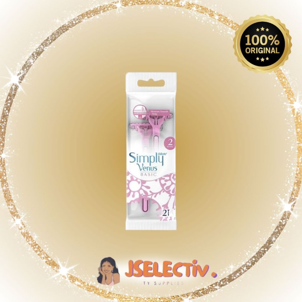 GILLETTE SIMPLY VENUS - Alat Cukur Sekali Pakai // JSELECTIV X JHON KOSMETIK // Gilette Jilet GILLET