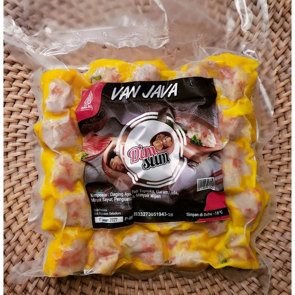 VAN JAVA Dimsum Ayam Isi 25 Halal Nikmat Berkualitas