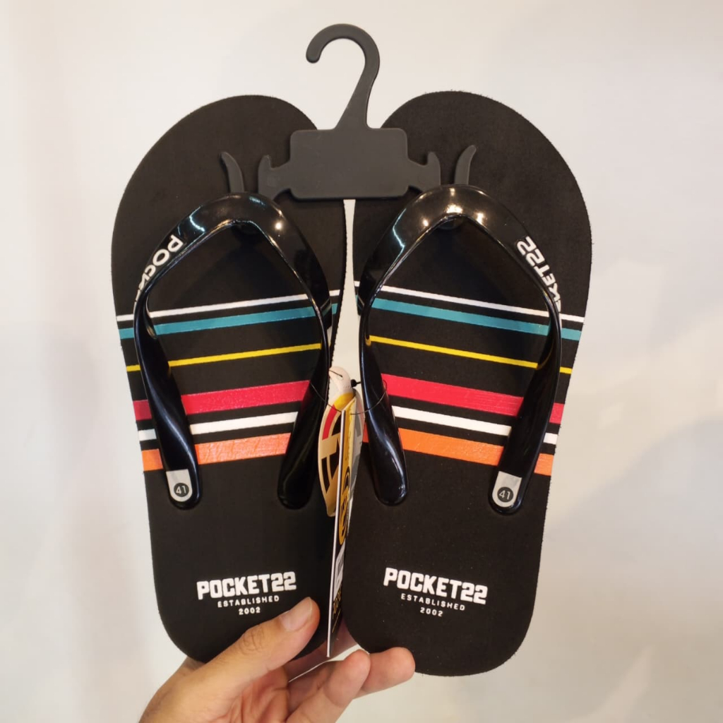 Pocket22 Sendal Motif FFD 1282 QUAALUDE - Sandal Terbaru, Tampilan Menarik, Empuk Dan Nyaman Dipakai