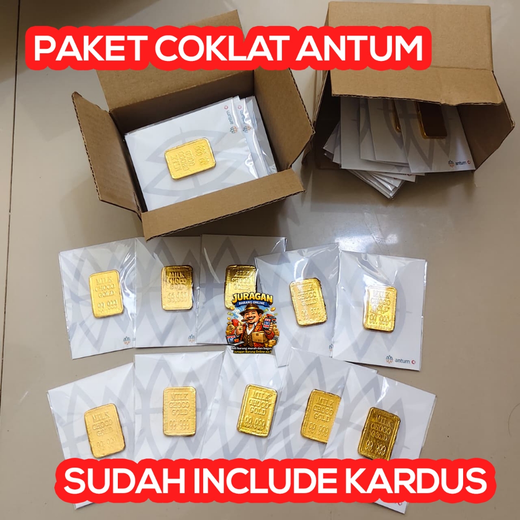 [ANTUM PAKET ISI 10 / 20 / 40 / 50] Cokelat Antum Mini Gift Hadiah Souvenir Lucu Unik Coklat Antum E